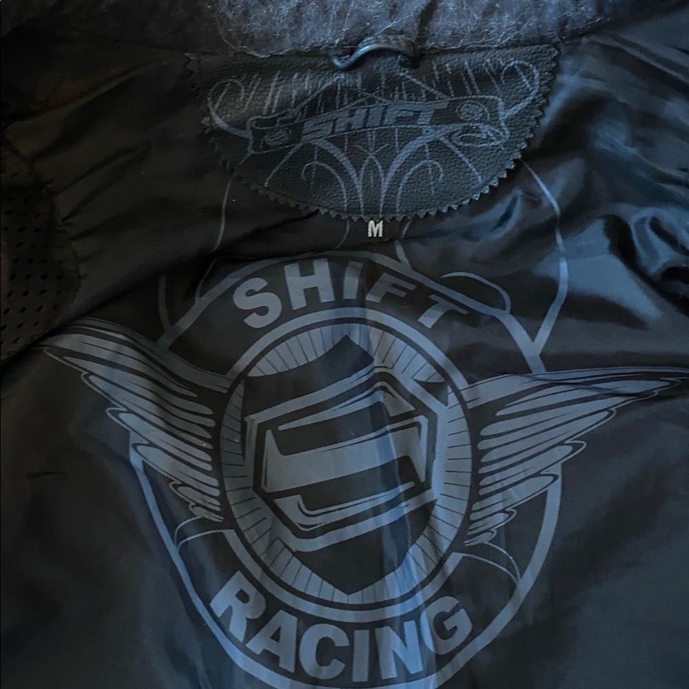 Shift Racing Leather Motorcycle Jacket - image 2